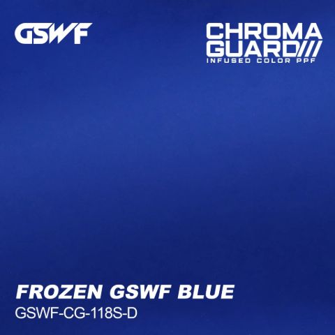Frozen GSWF Blue — muestra real de GSWF