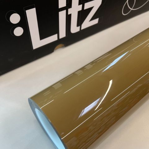 Crystal Desert Yellow — muestra real de LITZ