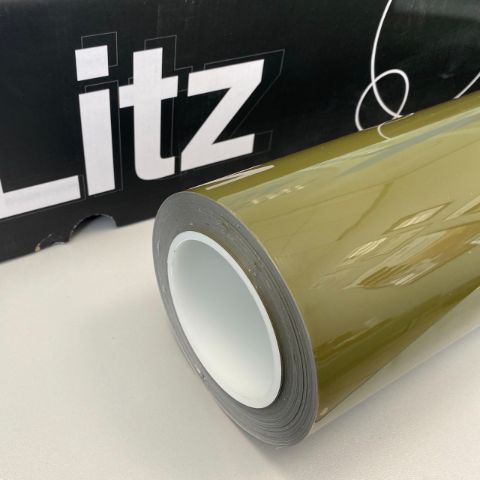 Crystal Army Green — muestra real de LITZ