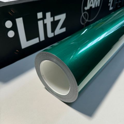 Isle of Man Green — muestra real de LITZ