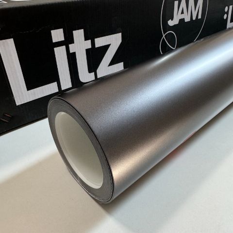 Mountain Gray Matte — muestra real de LITZ