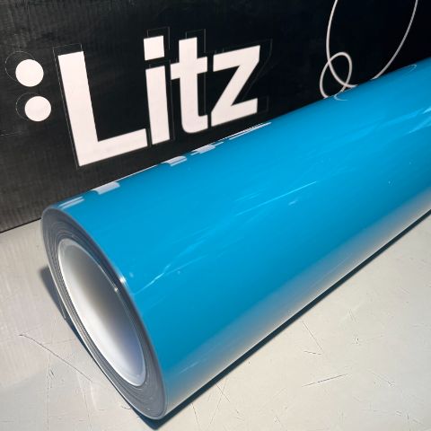 Crystal Tuscan Blue — muestra real de LITZ