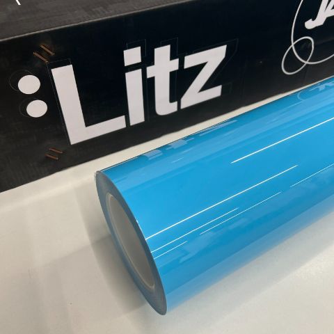 Sky Blue — muestra real de LITZ