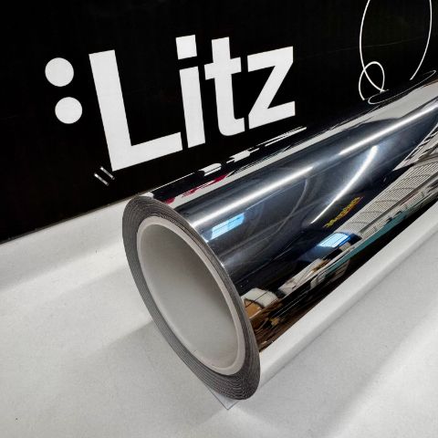 Super Chrome Silver — muestra real de LITZ